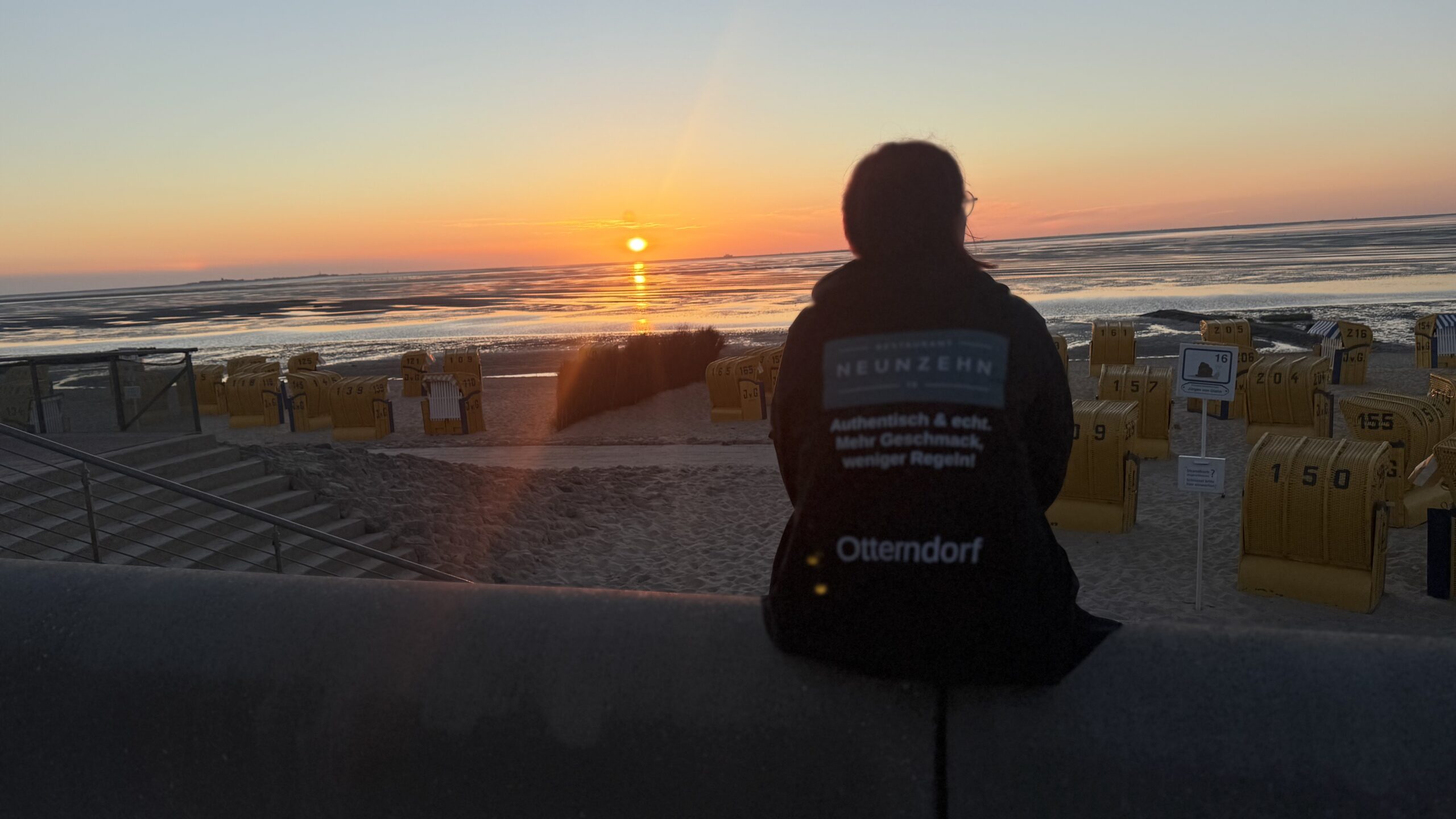 Neunzehn Sonnenuntergang